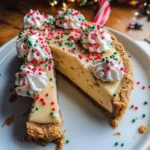 White Chocolate Candy Cane Pie