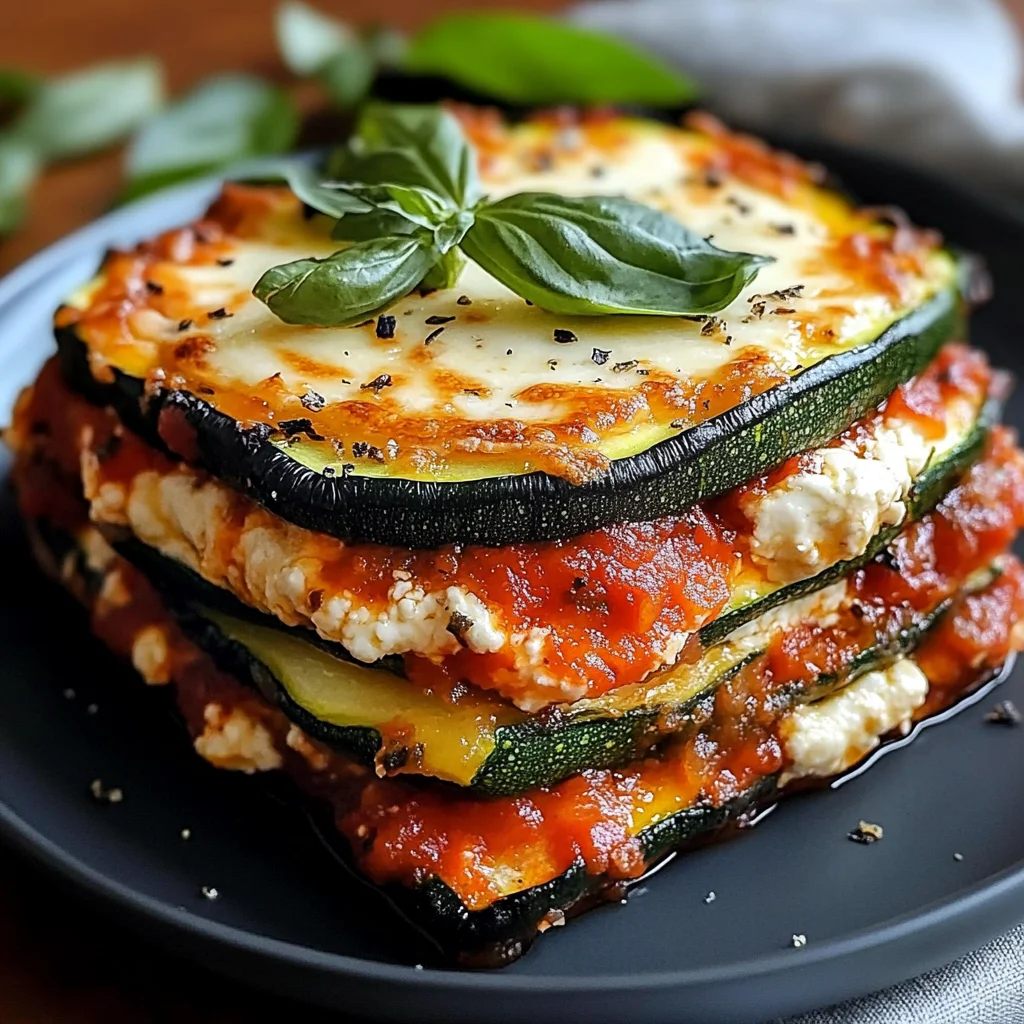Zucchini Ricotta Melts with Marinara