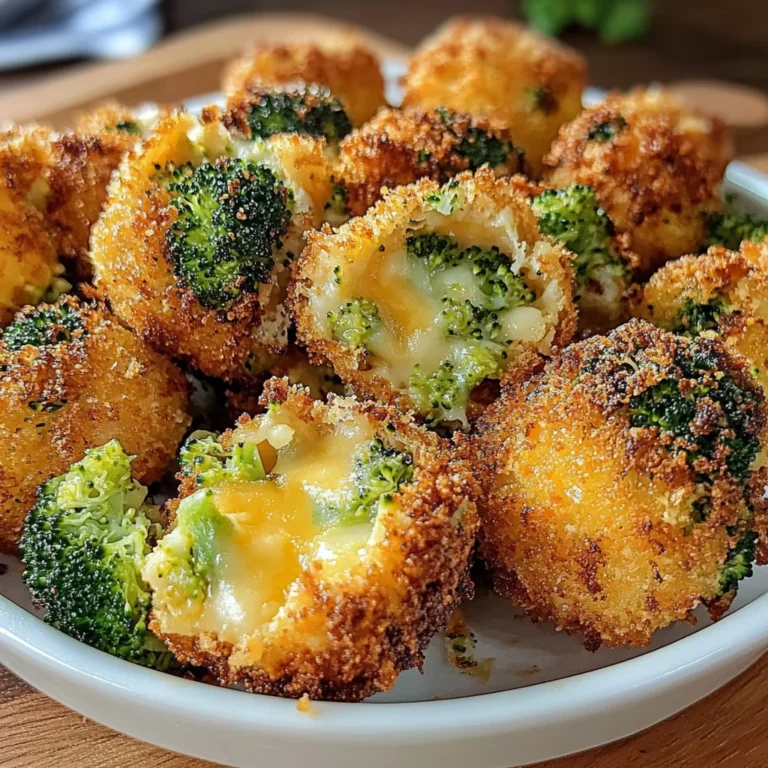 Air Fryer Broccoli Cheddar Poppers