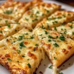 Air Fryer Cheesy Tortilla Garlic Bread