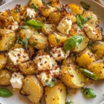 Baked Feta Potatoes