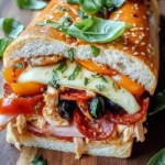 Baked Italian Grinder Sandwiches