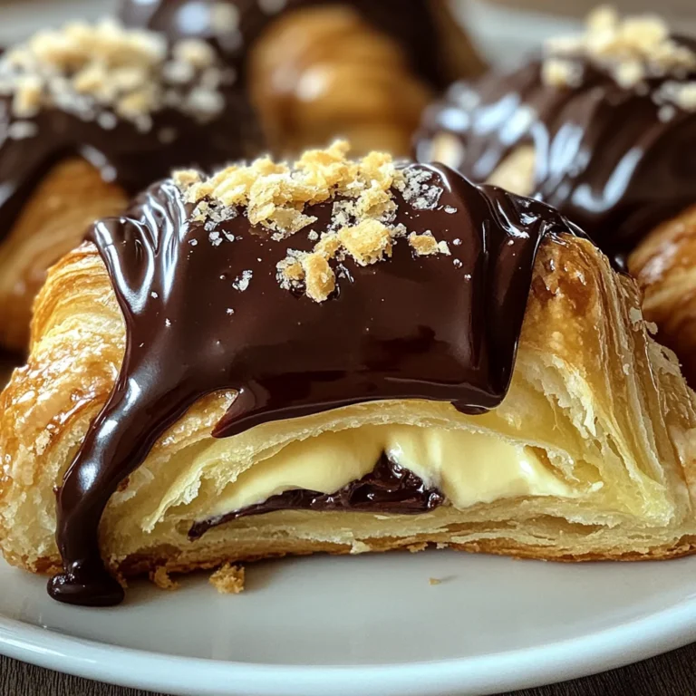 Boston Cream Pie Croissants