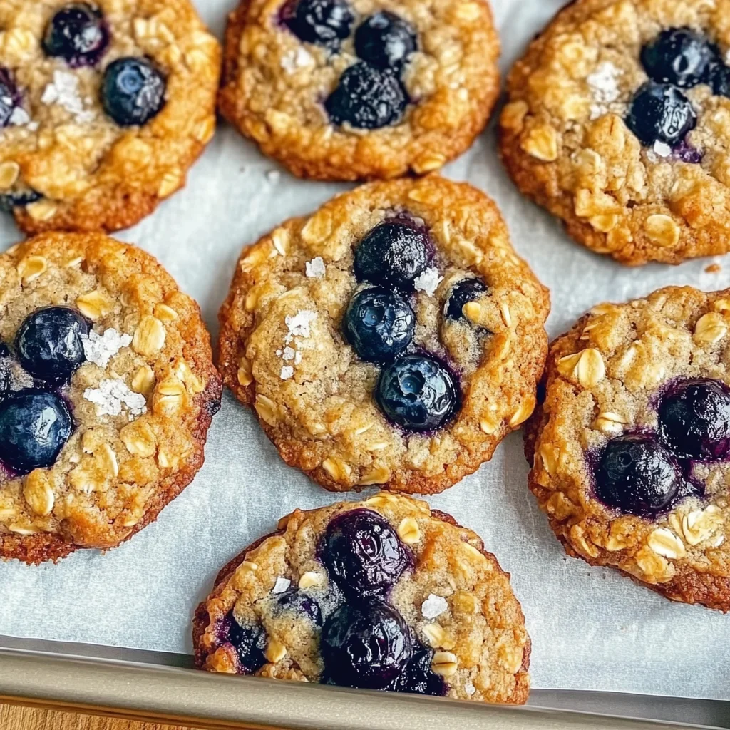 Chewy Blueberry Oatmeal Cookies - Alrightwithme