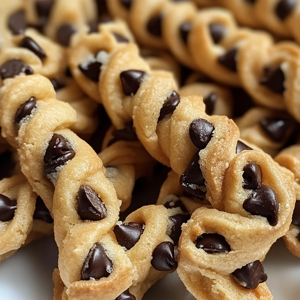 Chocolate Chip Cookie Dough Twists