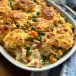 Easy Chicken Cobbler Dinner Casserole
