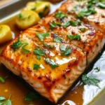 Garlic Butter Honey Baked Salmon