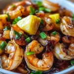 Hawaiian Garlic Shrimp with a Sweet Twist