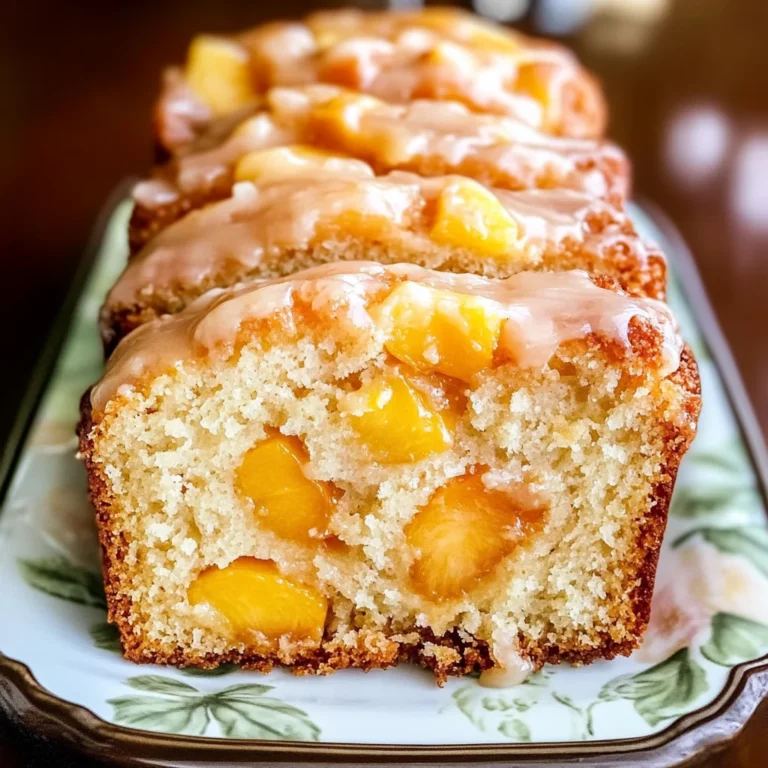 Heavenly Peach Bread