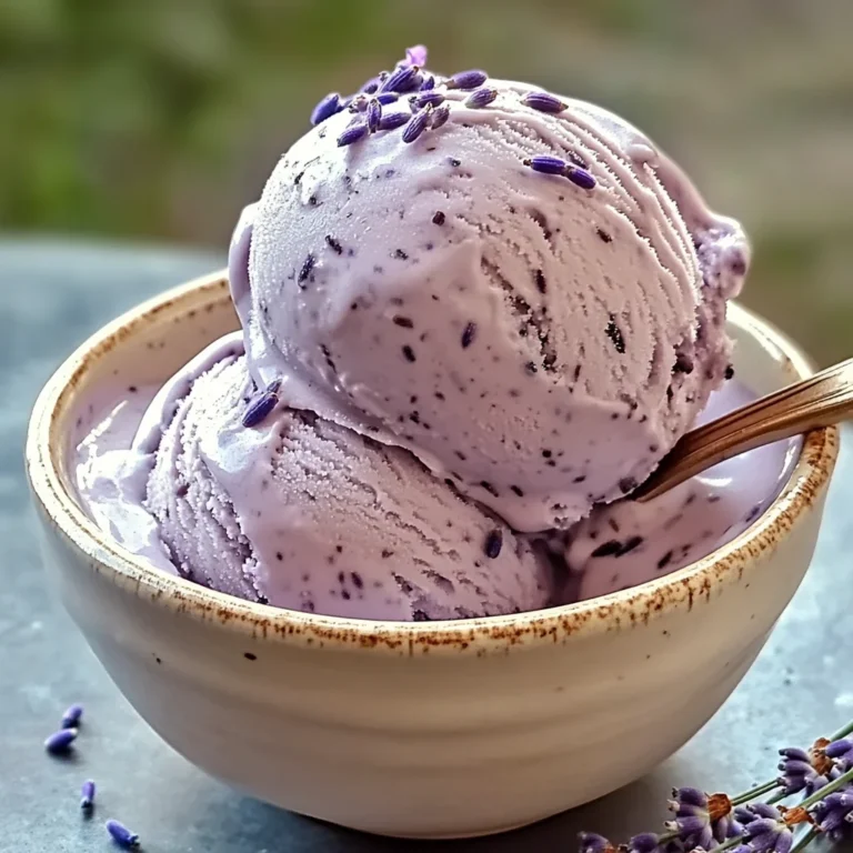 Honey Lavender Ice Cream