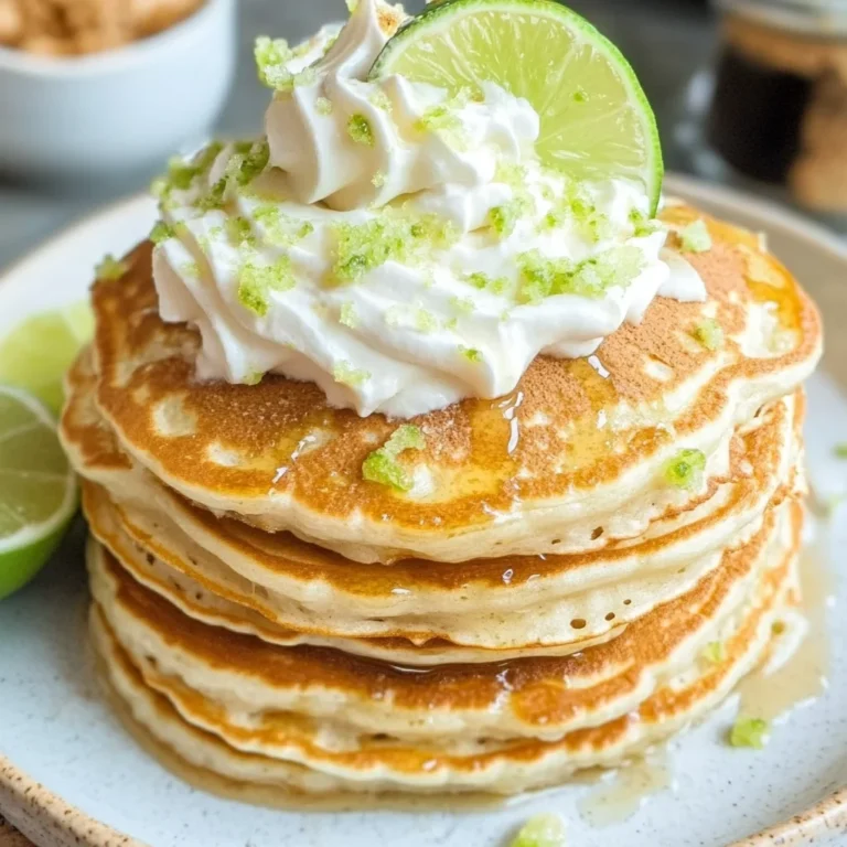 Key Lime Pie Pancakes
