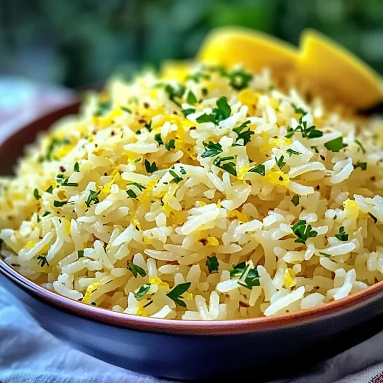 Light and Flavorful Greek Lemon Rice for Every Occasion
