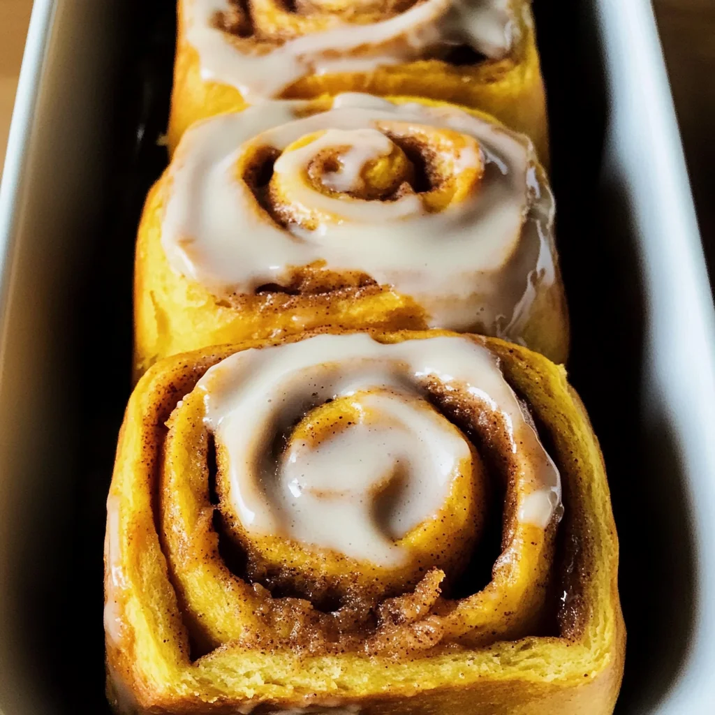 Pumpkin Cinnamon Rolls