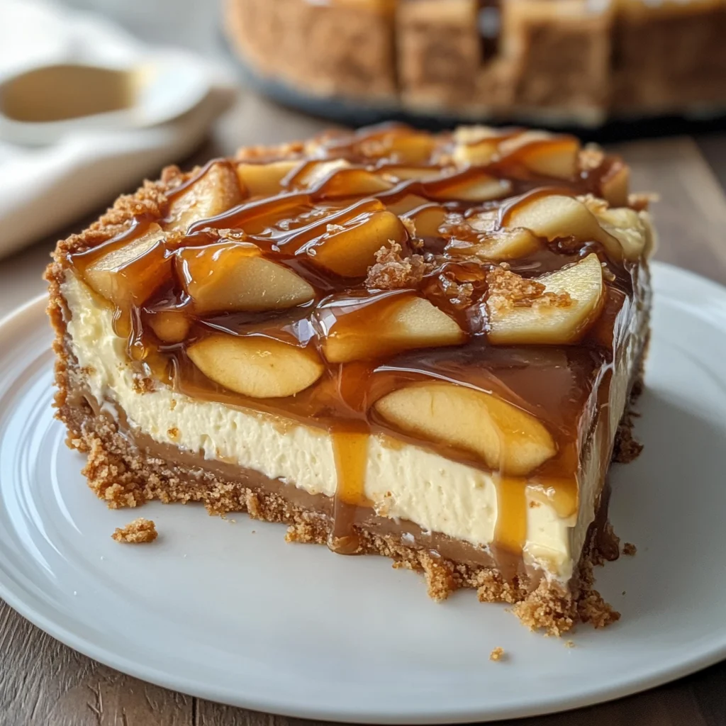 Salted Caramel Apple Pie Cheesecake