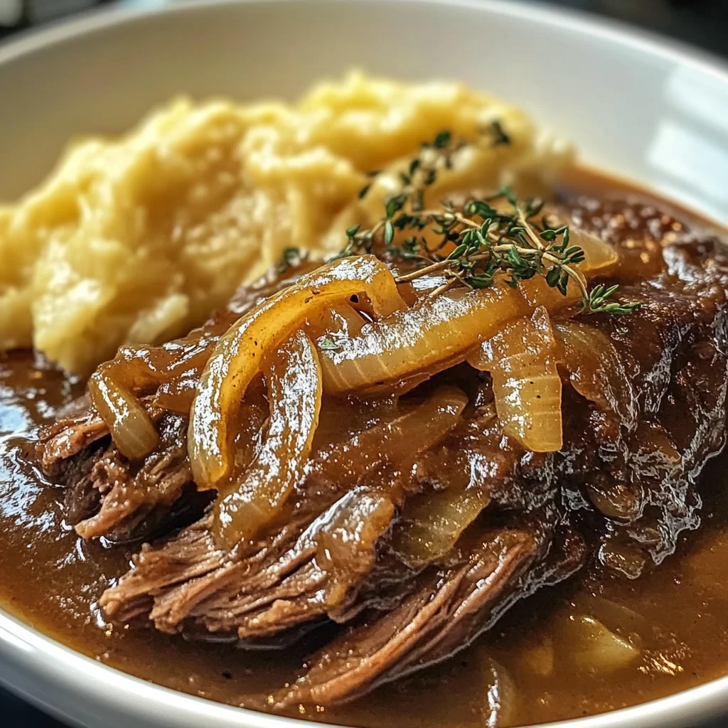 Savory French Onion Pot Roast Recipe for Comfort Food Lovers