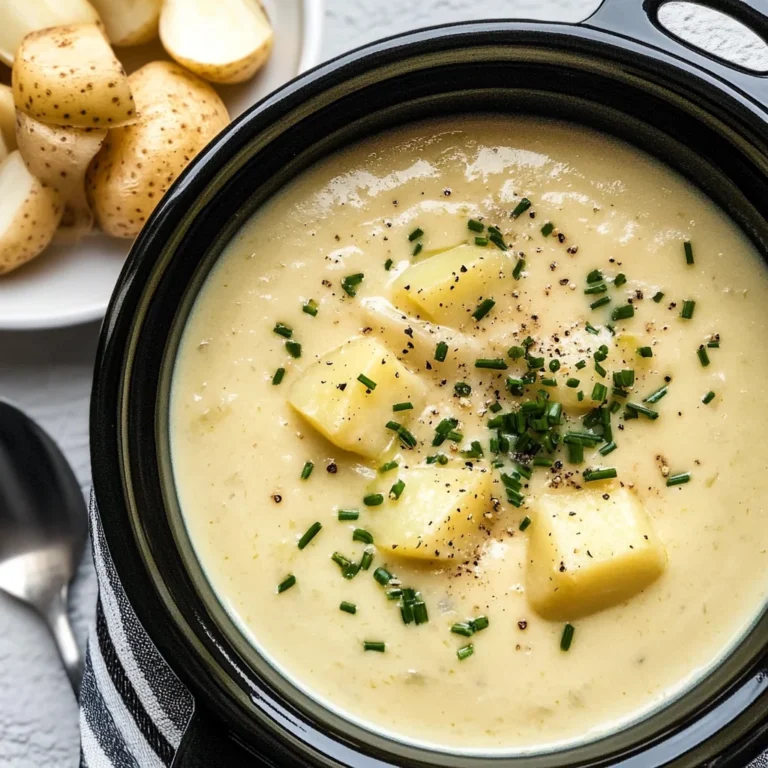 Slow Cooker Potato Leek Soup Recipe