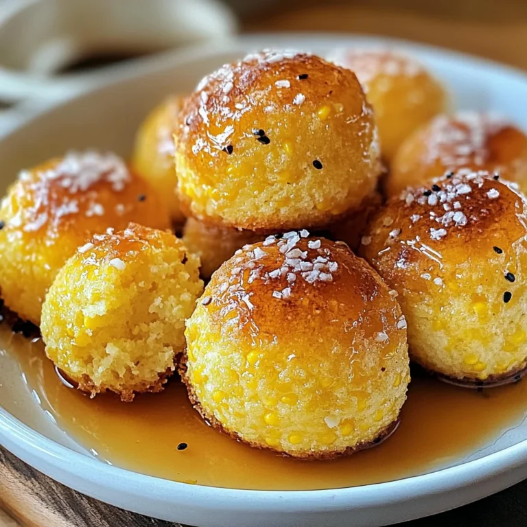 Southern-Style Honey Butter Cornbread Poppers