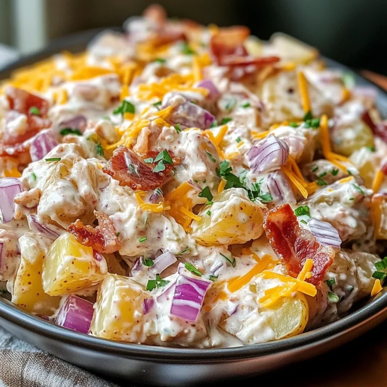 Steakhouse Potato Salad: A Creamy, Flavor-Packed Side Dish