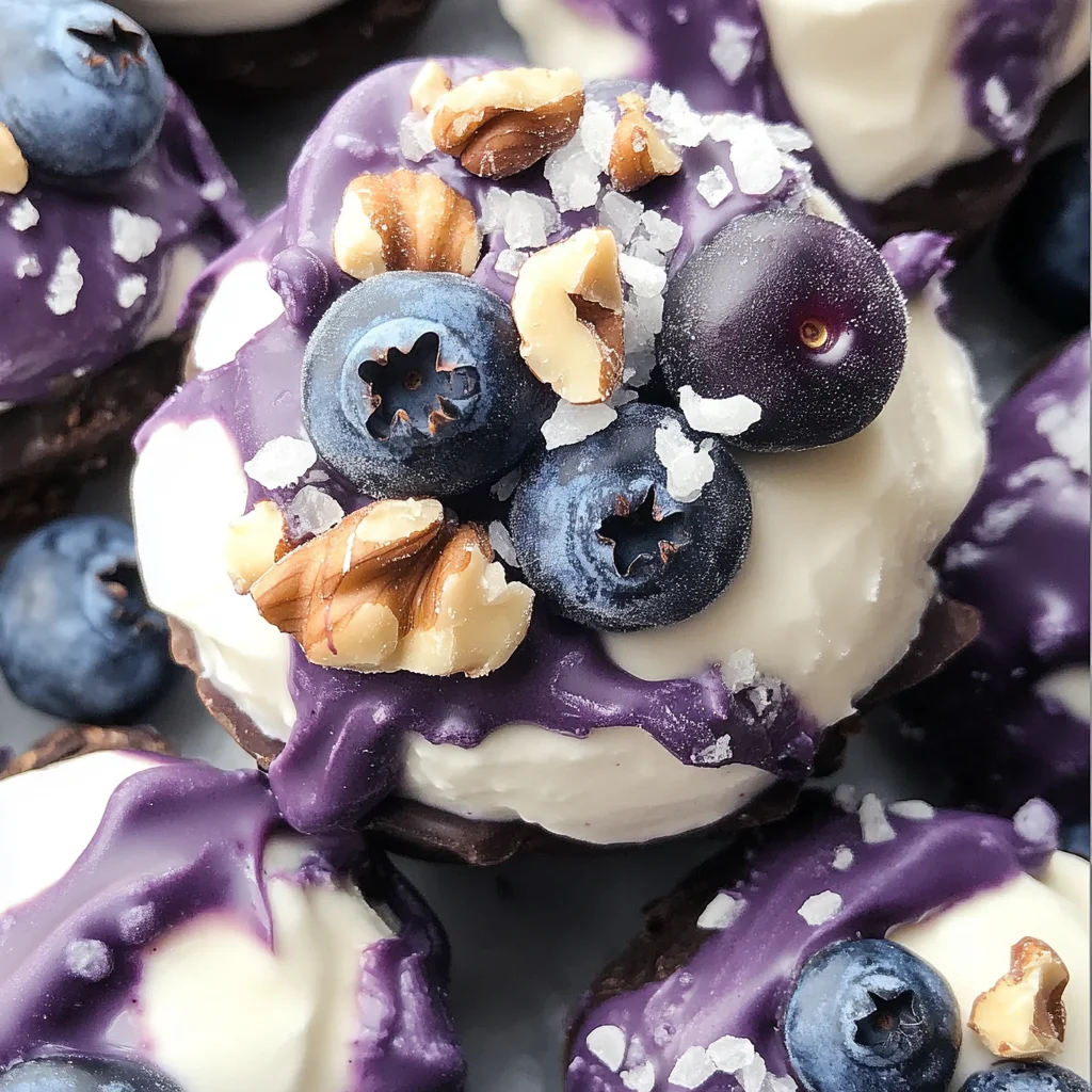 Wholesome Frozen Blueberry Yogurt Clusters